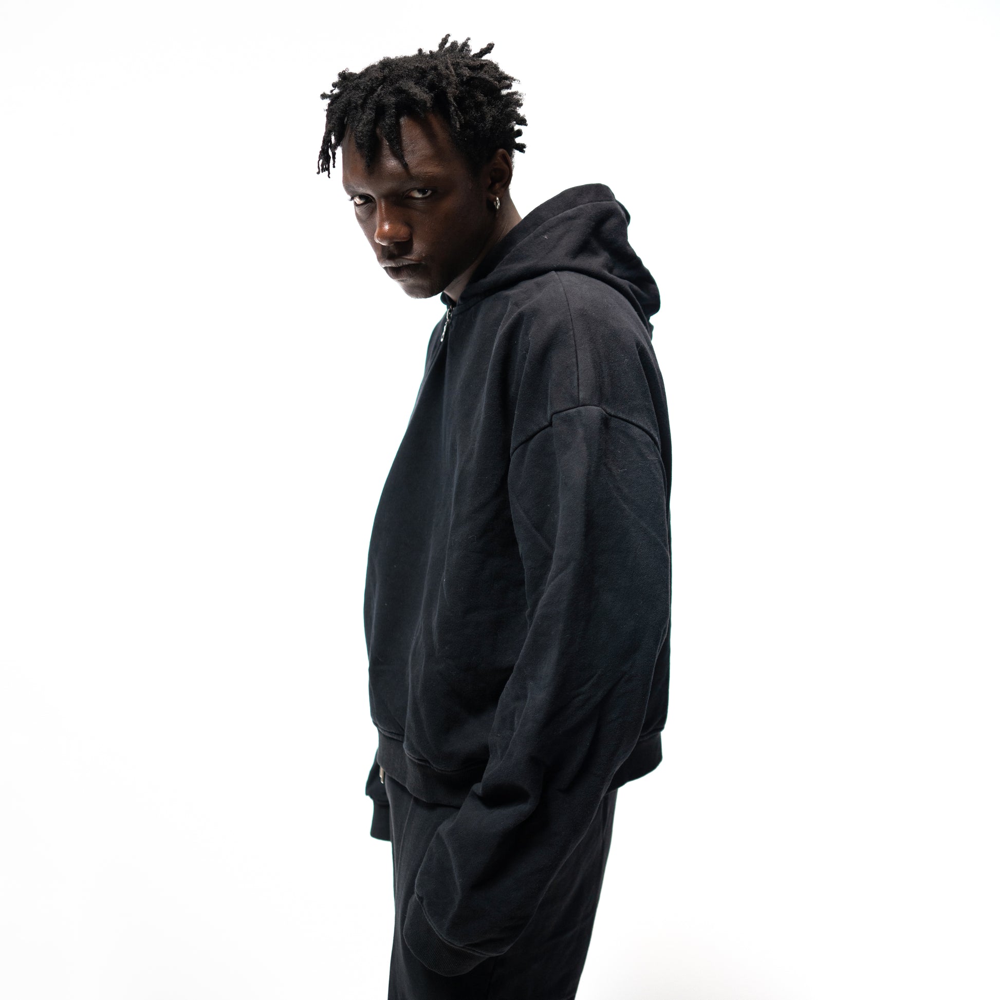 Asym 4-Zip Hoodie