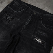 Studded Twisted Flare Jeans