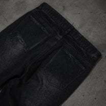 Studded Twisted Flare Jeans